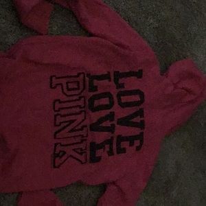 Hot pink hoodie